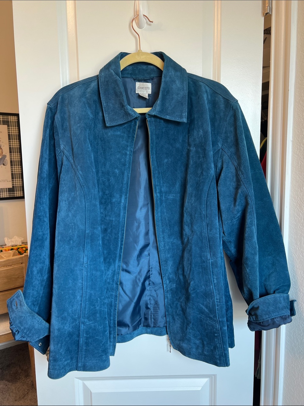 Vintage suede Chico’s jacket